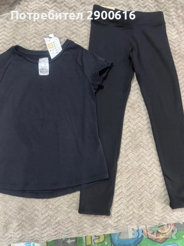 Комплект за момиче Decathlon 7-8г, снимка 3 - Детски комплекти - 52386182