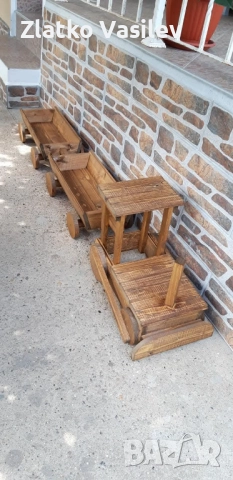 Влакче. Цветарник , снимка 2 - Декорация за дома - 52424578