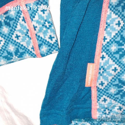 Kari Traa (XL) дамска термо блуза (суичър) мерино 100% Merino Wool, снимка 5 - Спортни екипи - 39773535