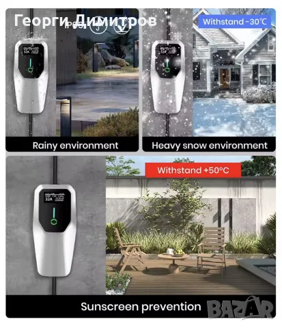 EV charger зарядно за електрическа кола хибрид tayp2 тип 2, снимка 8 - Аксесоари и консумативи - 56220866