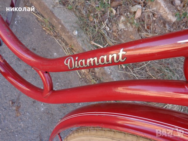 Ретро дамски велосипед марка Diamant  26"  35154 VEB Elite Diamant  1968 год. DDR , снимка 4 - Велосипеди - 42655971