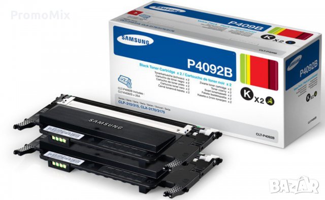 Комплект от 2 броя тонер касети Samsung P4092B Black Toner консуматив, снимка 1 - Консумативи за принтери - 32012463