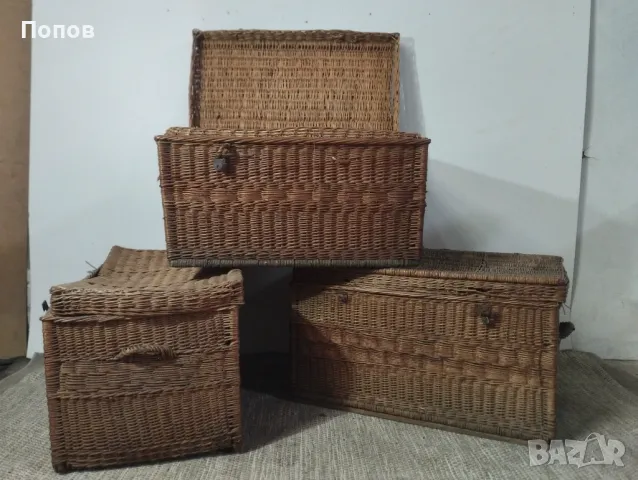 Стари френски корабни кошове, снимка 3 - Антикварни и старинни предмети - 48484831