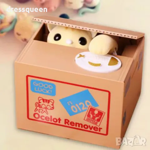 4360 Интерактивна касичка с коте – забавен начин за спестяване, снимка 2 - Други - 48882377