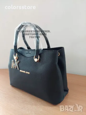 Луксозна Черна чанта Michael Kors-SG36U, снимка 3 - Чанти - 47404974
