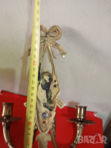 Свещник за стена в стил Наполеон, снимка 5 - Антикварни и старинни предмети - 54041668