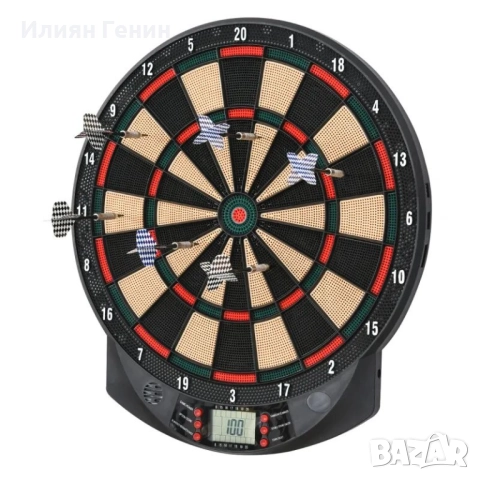 HOMCOM Комплект електронни дартс с автоматично отчитане на точки, снимка 5 - Дартс - 51470171