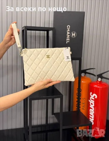 Chanel Дамска Клъч Чанта С Верижка И Каишка Шанел - Различни Цветове Код E73, снимка 8 - Чанти - 55795076