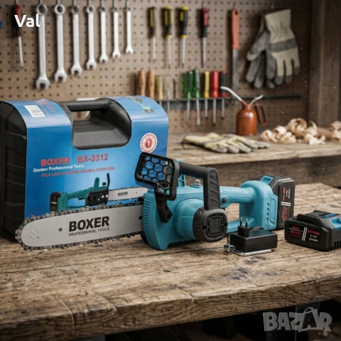 Акумулаторен верижен трион 12" (30 см) 36V – 2 батерии 6Ah за мощно и удобно рязане