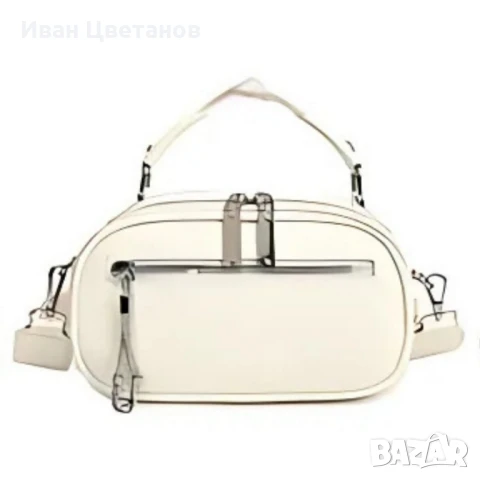 Модерна дамска чанта с ципове в различни цветове, снимка 6 - Чанти - 50869928