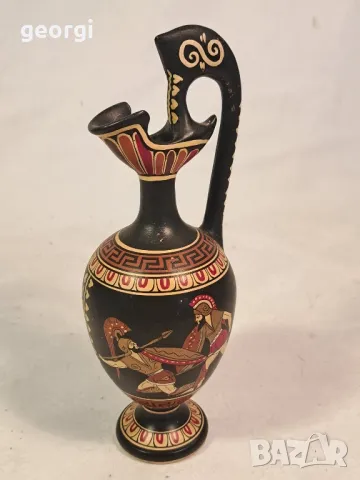 Стара гръцка амфора Ахил и Хектор 19/4, снимка 2 - Други ценни предмети - 49167636