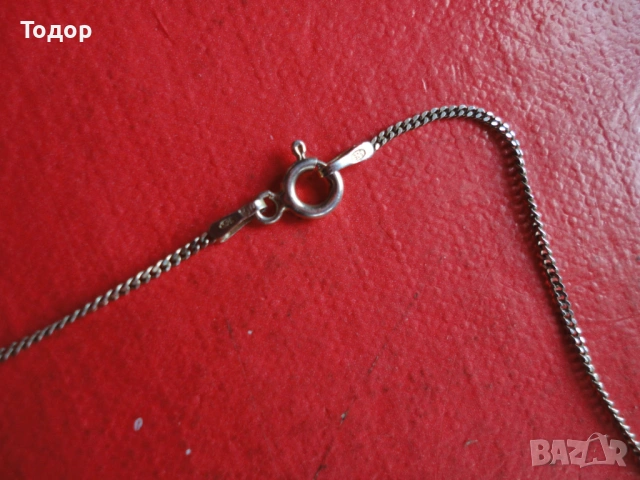 Сребърна верижка колие 925 ОМ, снимка 2 - Колиета, медальони, синджири - 53322863