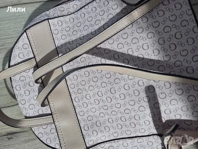 Раница Guess цвят светло розово , снимка 4 - Раници - 55711742