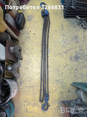 ръчна лебедка BRANO с вериги и тресчотка , снимка 2 - Подемници - 49375403