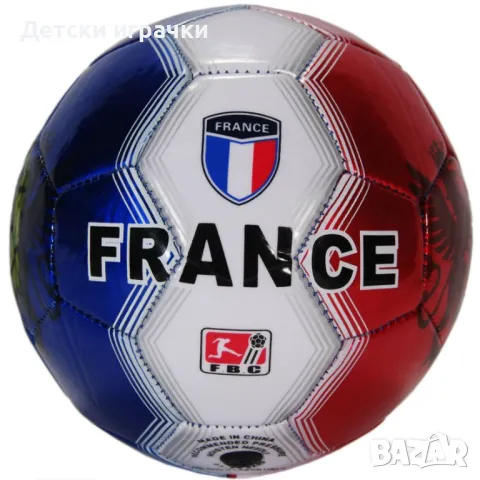 Топка за футбол Франция , снимка 2 - Детски топки - 49882219