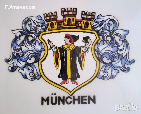 Старинна немска порцеланова чиния , снимка 5 - Антикварни и старинни предмети - 50378826