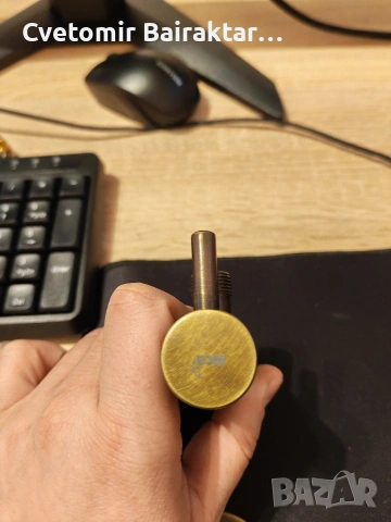 Ъглов кран с вграден филтър Alca plast 1/2 на 3/8 , антик, снимка 3 - ВИК - 53054418