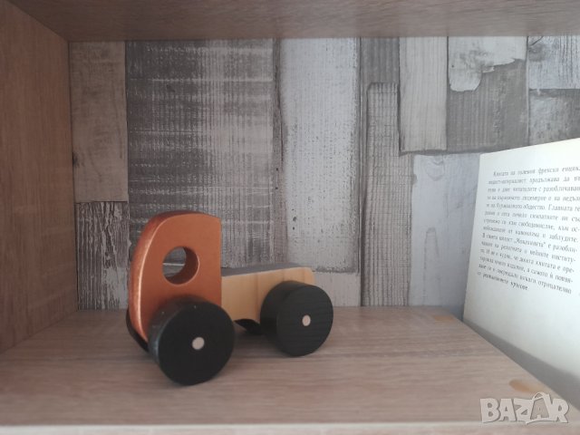 Дървено камионче, снимка 4 - Декорация за дома - 42707356