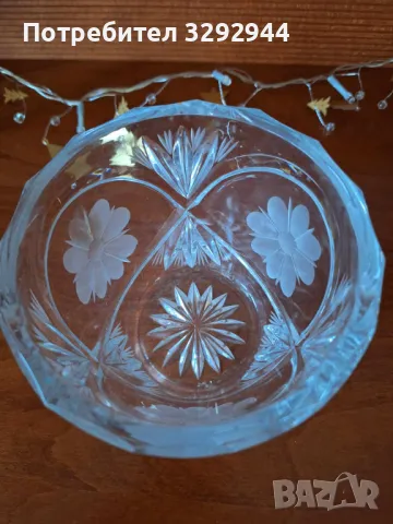 Кристална бонбониера или купа за сладки, снимка 4 - Други - 48145339