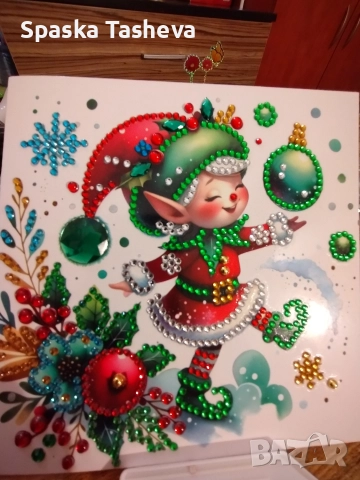 Коледни диамантени картички , снимка 2 - Други - 52764242