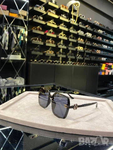 очила с черен обикновен калъф и ув защита chanel, снимка 3 - Слънчеви и диоптрични очила - 51420213