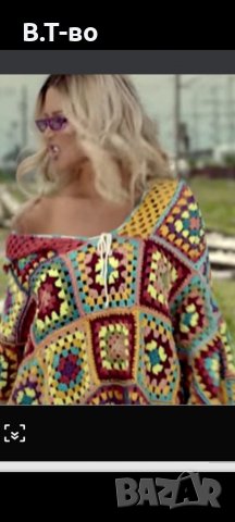 Бохо стил цветна туника, снимка 4 - Туники - 29965172