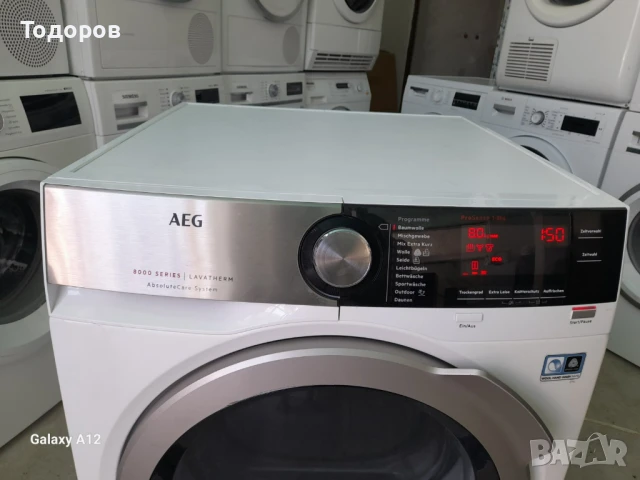 Сушилня с термопомпа AEG T8DE86685, 8 кг., A +++, снимка 3 - Сушилни - 51093655