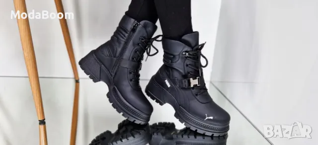 Puma зимни дамски черни боти , снимка 5 - Дамски боти - 48139311