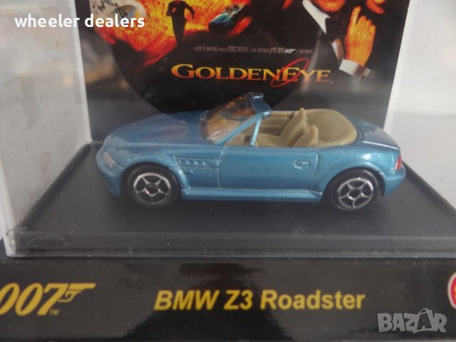 Метална количка BMW Z3 ROADSTER JAMES BOND 007 1:72, снимка 2 - Колекции - 38130716