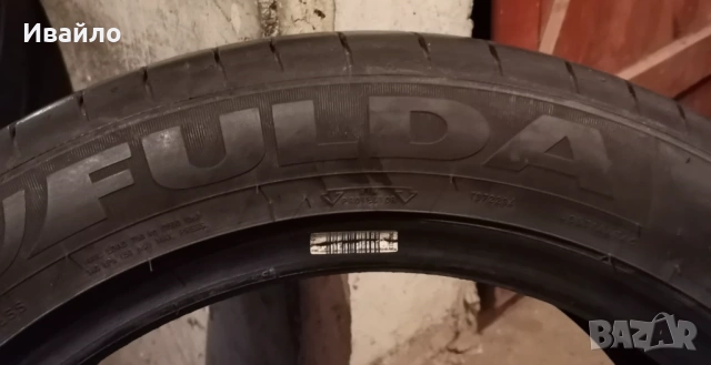 Продавам 2 броя летни гуми 215.55.17 на 1 сезон дот 2023 Fulda , снимка 4 - Гуми и джанти - 53885291
