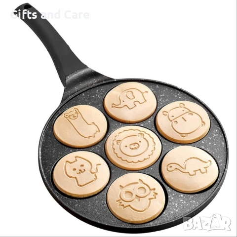 Тиган за палачинки усмихнати лица или животни 