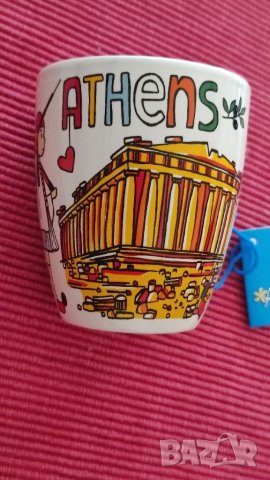Сувенирна чаша Атина, Гърция. , снимка 2 - Чаши - 37397634