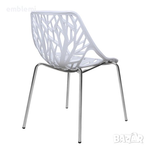 Стол трапезен Elsa HM0023 Бял, снимка 5 - Столове - 44277034