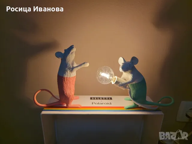 Seletti and Polaroid- нощна лампа, снимка 2 - Настолни лампи - 50060598