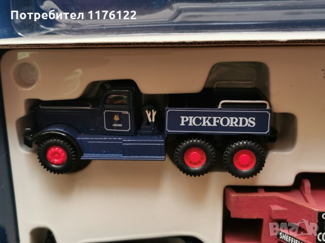 1/50 Corgi Pickfords Корги Diamond T Ballast Truck (x2) With 24 Wheel Girder Trailer & Stee, снимка 2 - Коли, камиони, мотори, писти - 35386392