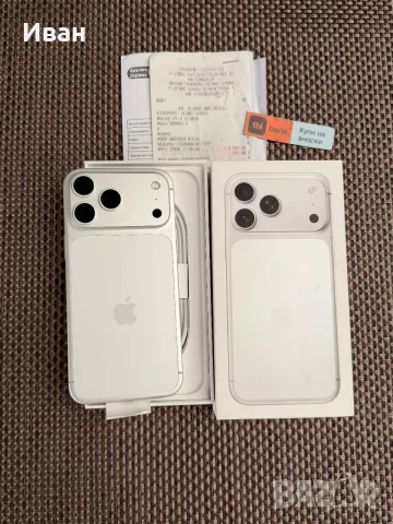 КАТО НОВ❗️256Gb⚠️iPhone 17 Pro Max Silver❗️24м ГАРАНЦИЯ