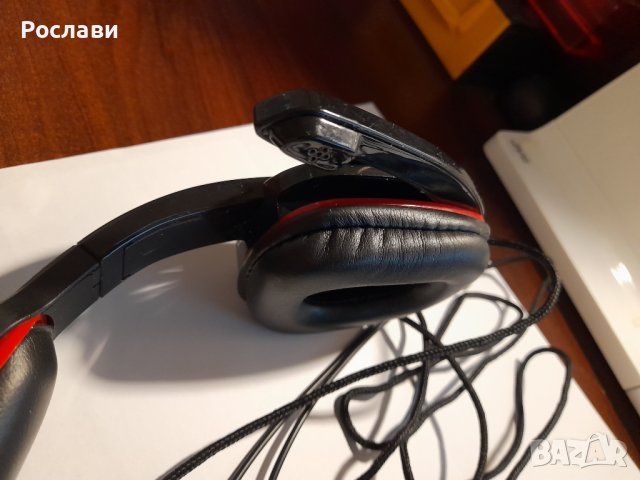 107. Геймърски слушалки Esperanza EGH310R RAVEN - черни, снимка 4 - Слушалки и портативни колонки - 42252278