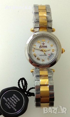 Houston Astros - чисто нов английски дизайнерски часовник, снимка 4 - Дамски - 23483536