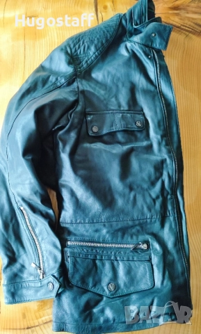Оригинално МАРКОВО мъжко кожено яке VERSACE Л , снимка 18 - Якета - 49384957