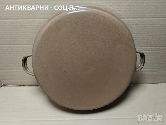 Стара Соц Емайлирана Тава. / НОМЕР 952., снимка 5 - Прибори за хранене, готвене и сервиране - 55711619
