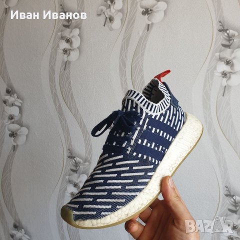  оригинални маратонки  Adidas NMD R2 PK  Primeknit номер 41,5-42, снимка 3 - Маратонки - 39903965