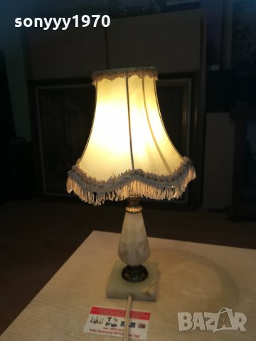 мрамор мед/месинг-антик лампа от франция 1702211035, снимка 10 - Колекции - 31846773
