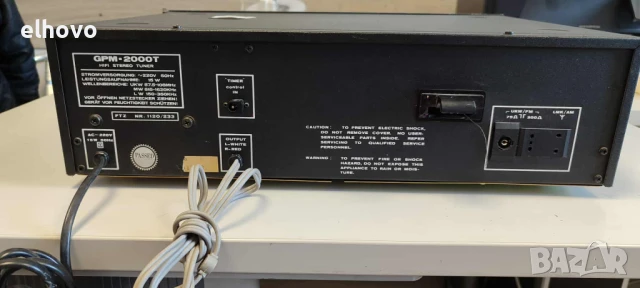 Стерео тунер GPM-2000T, снимка 6 - Ресийвъри, усилватели, смесителни пултове - 51175565