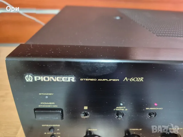 Усилвател Pioneer A-602R, снимка 7 - Ресийвъри, усилватели, смесителни пултове - 55791935