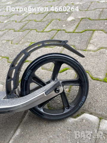 Тротинетка Decathlon Oxelo Mid 9 сива, снимка 10 - Скутери и тротинетки - 52584919