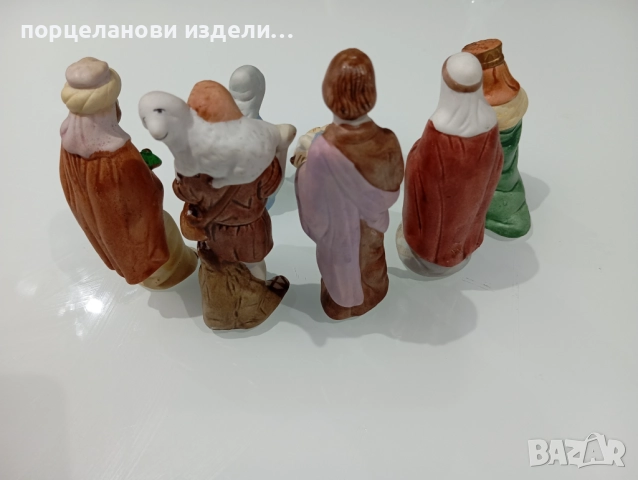 Порцеланови стари статуетки Рождество Христово, снимка 3 - Декорация за дома - 52678494