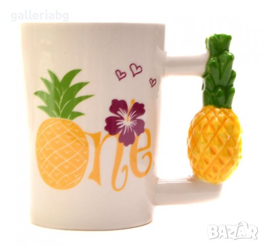 Керамична чаша - Ананас