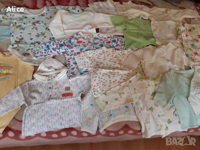 Бебешки дрешки 0-3, 3-6 и 6-9 месеца, снимка 3 - Бебешки блузки - 37748977