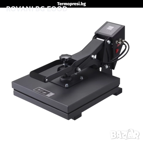 Термопреса с плосък повдигащ се плот VEVOR (38×38см), снимка 2 - Други инструменти - 52979527