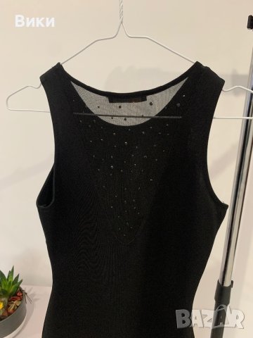 Елегантна черна рокля , снимка 8 - Рокли - 44358013